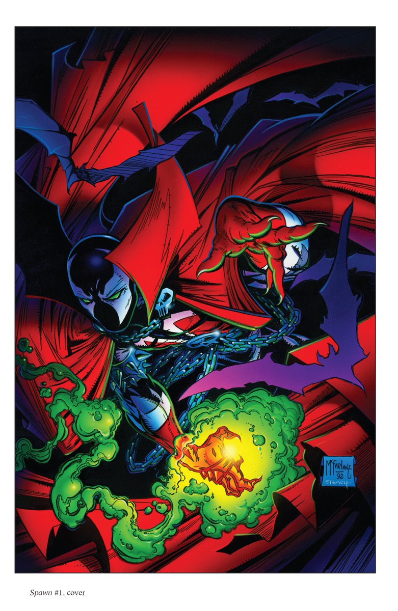 Robplantslife's tweet photo. Finally build up the conviction to start Spawn by Todd McFarlane. The story is a lot more fascinating than I expected, and for a comic that came out in the 90s, what the hell is this art? It’s just fantastic! https://t.co/osHXco62lS