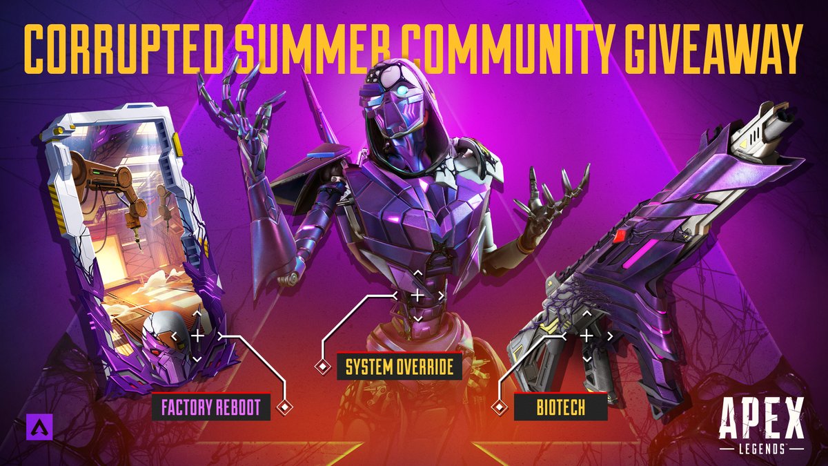 Literally_Loopy's tweet photo. 💫✨APEX GIVEAWAY ✨💫

💜LIKE AND RETWEET TO ENTER💜

💜WINNER ANNOUNCED JULY 10TH💜

@PlayApex https://t.co/Kw2tReS7yU