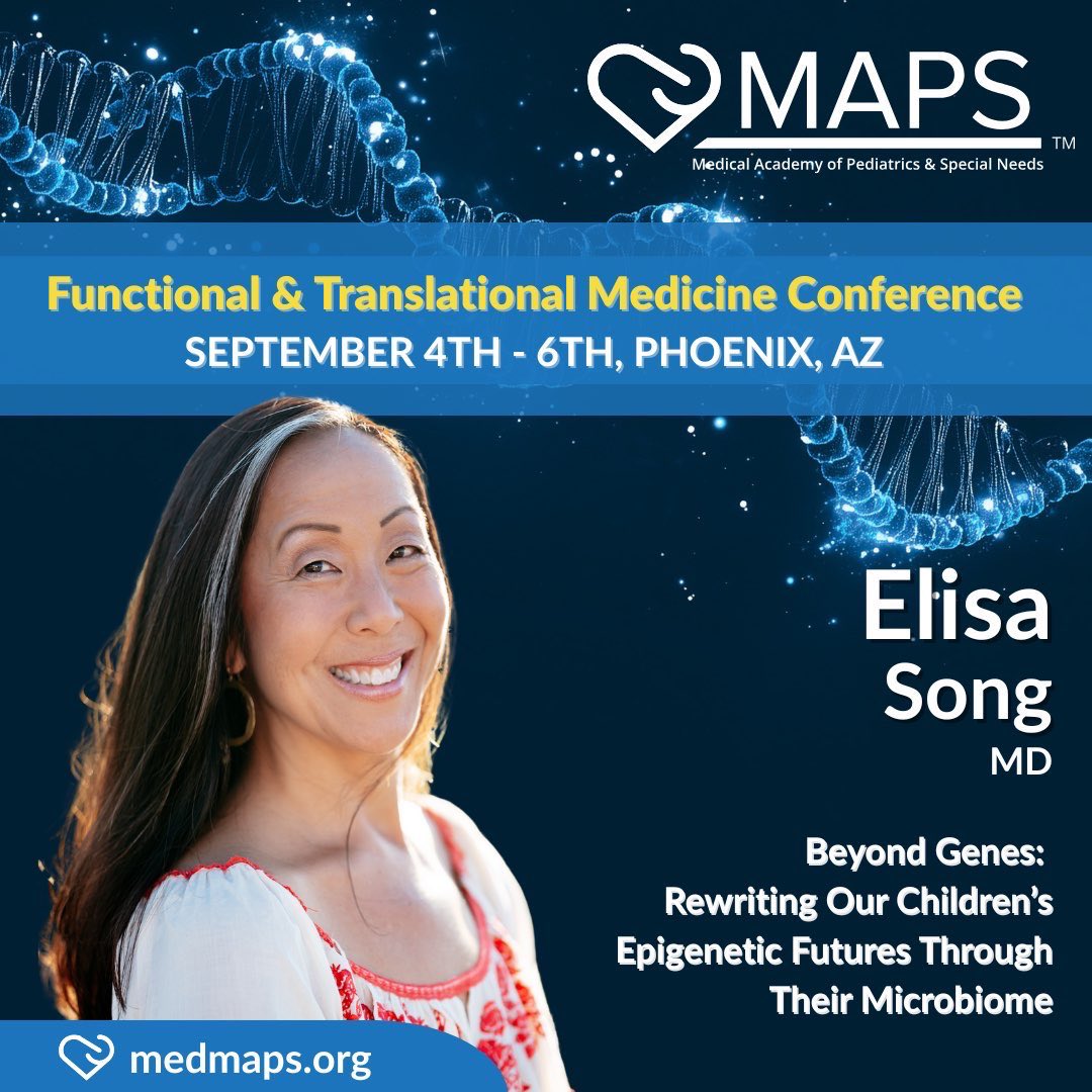 Session Title: Beyond Genes: Rewriting Our Children’s Epigenetic Futures Through Their Microbiome

Why it matters: Nearly 1 in 2 children today is living with a chronic illness—and genetics alone can’t explain this epidemic. What if the key to reversing this crisis lies in the
