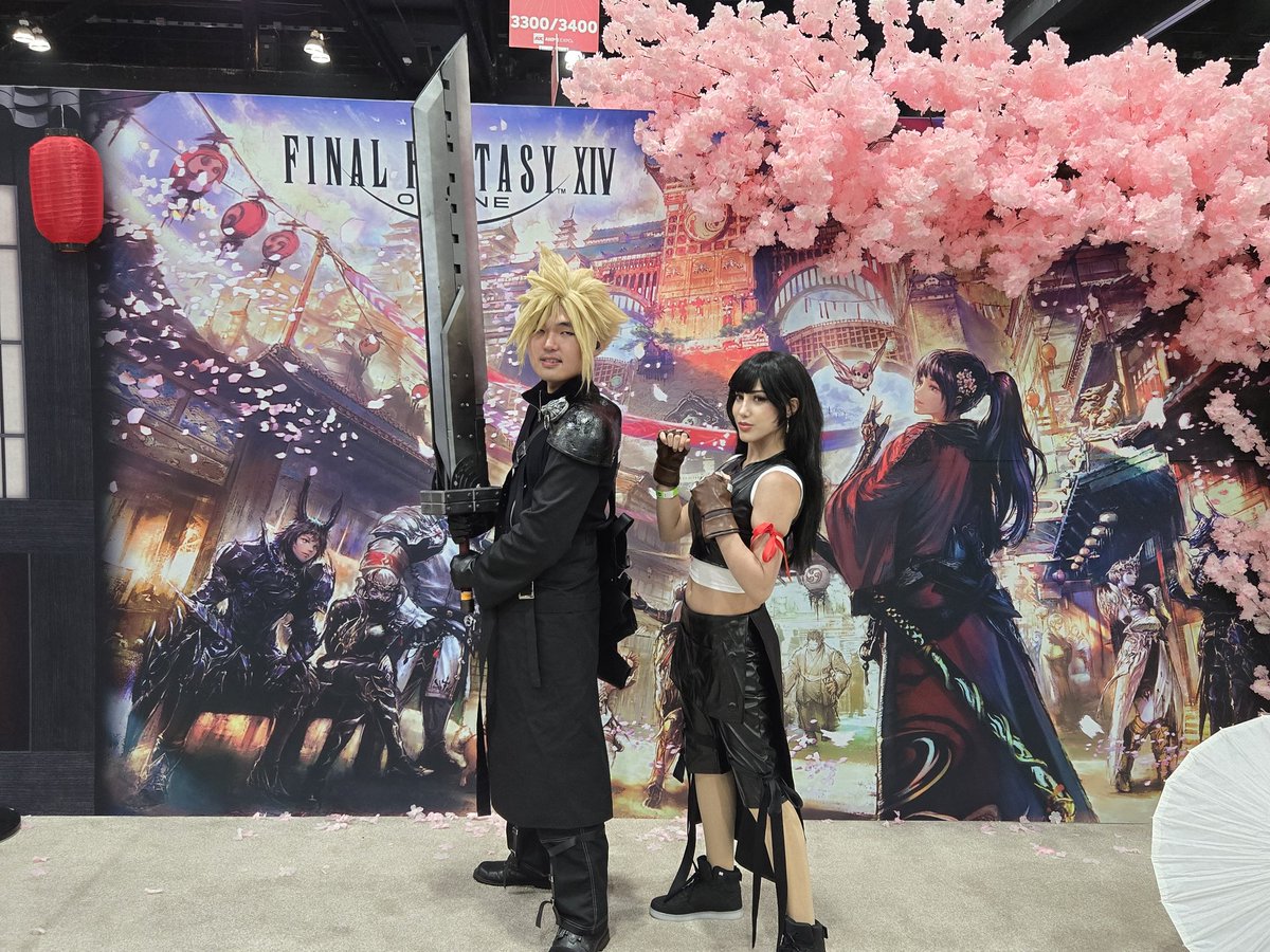 JKim18X's tweet photo. #FFXIV #AnimeExpo https://t.co/0YSNXsWTZj
