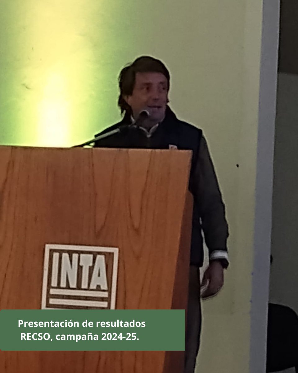 ACSOJA_Arg's tweet photo. Hoy se presentaron los resultados de la RECSO campaña 2024-25 en el @INTAMsJuarez.
@rbergmann7, estuvo presente en representación de ACSOJA y realizó una presentación sobre la XII Edición del WSRC 2027 que se llevará a cabo en Rosario. https://t.co/85aY4IrmRO