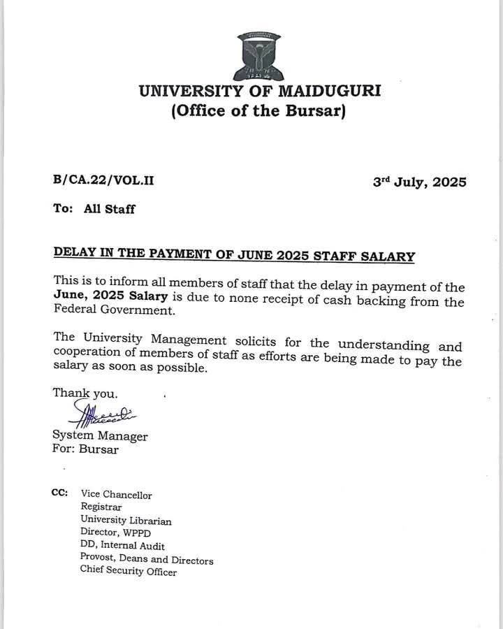Doc_steena's tweet image. 📌 This is the reality of being a Nigerian academic.
Snapshots below are not from one university they’re from several across Nigeria, all saying the same thing: “Salary delay… underpayment… vague explanation.”
This has sadly become the norm.
The Federal Government has reduced