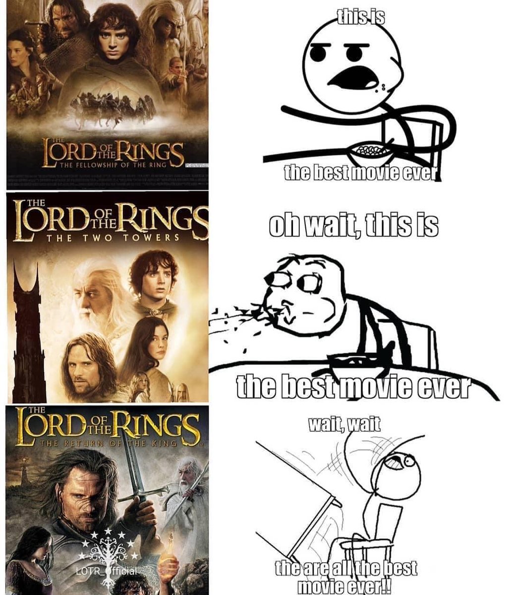 Lord of the Rings Memes (@thelotrmemes) on Twitter photo 