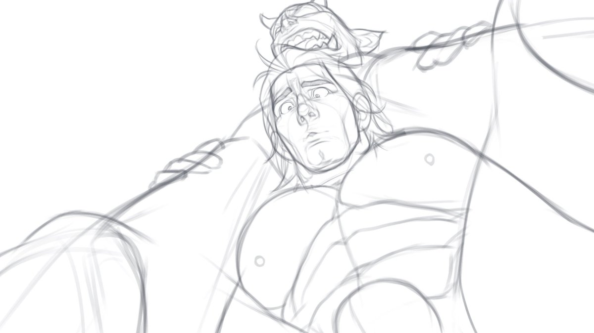 Derek and Tusk rough and I mean ROUGH 👀