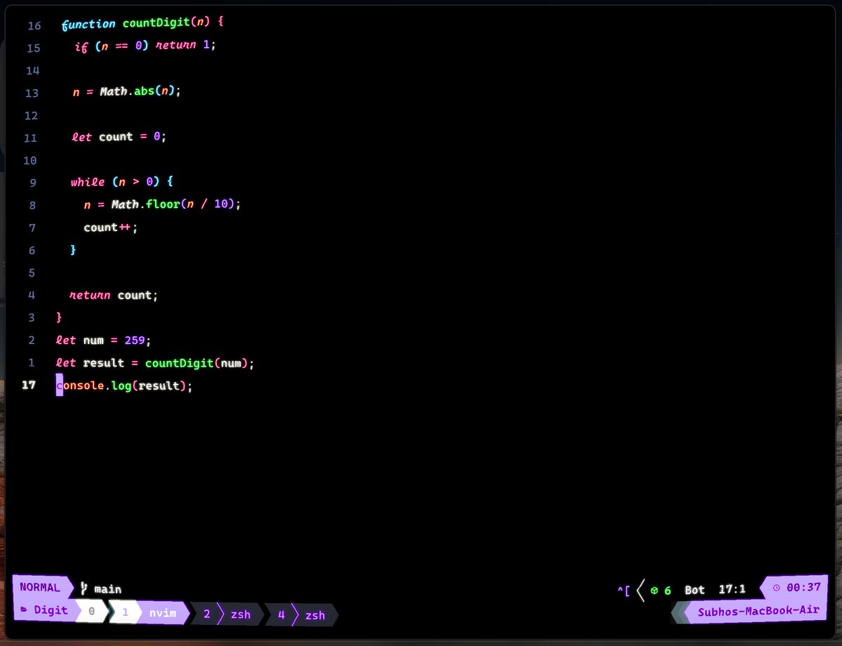 samytarry's tweet photo. This is sick!! 🔥

#lazyvim 
#vim
#ghostty https://t.co/KtQans4N1l