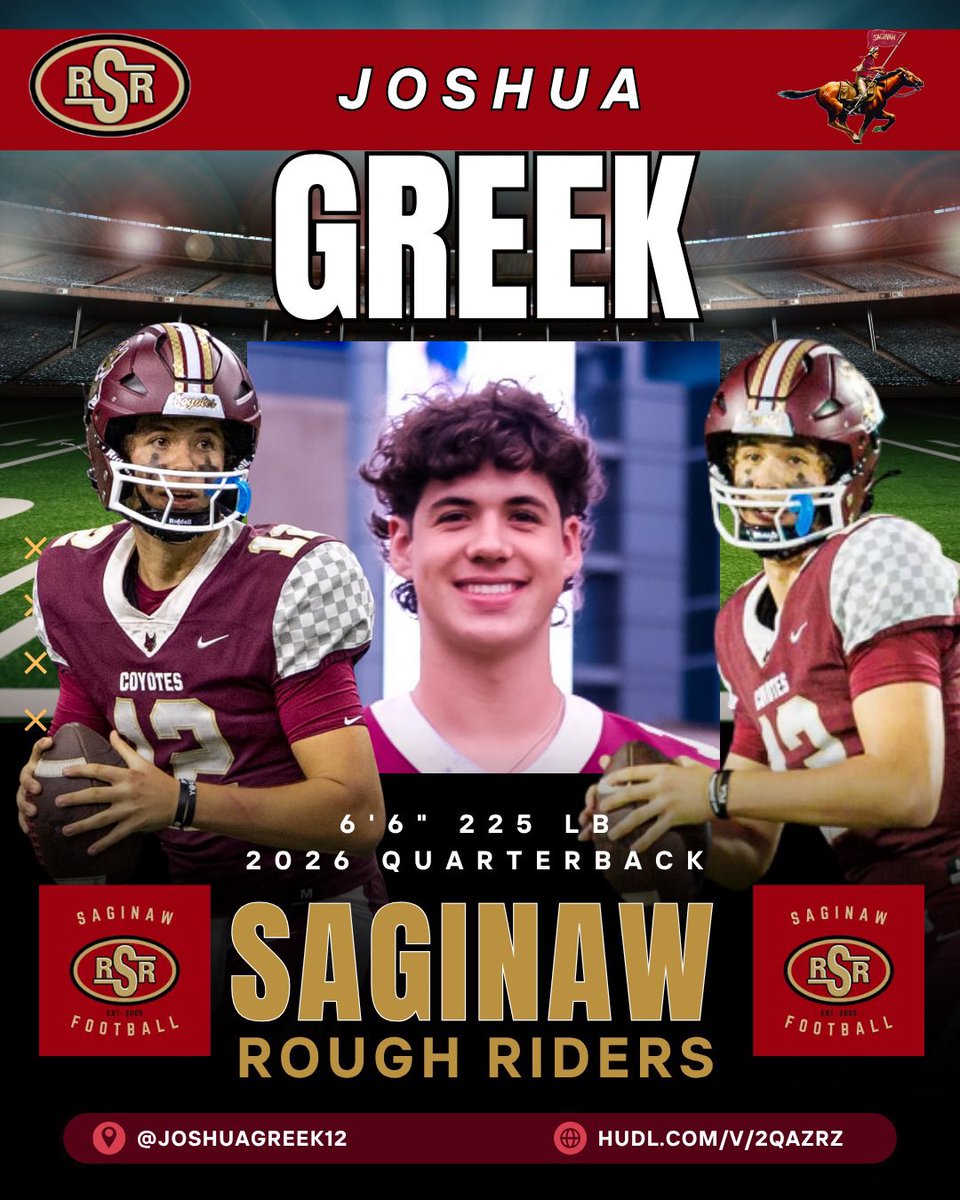 Thankful for every teammate and coach that’s been a part of my journey. Excited to join my new family at Saginaw for my senior year!