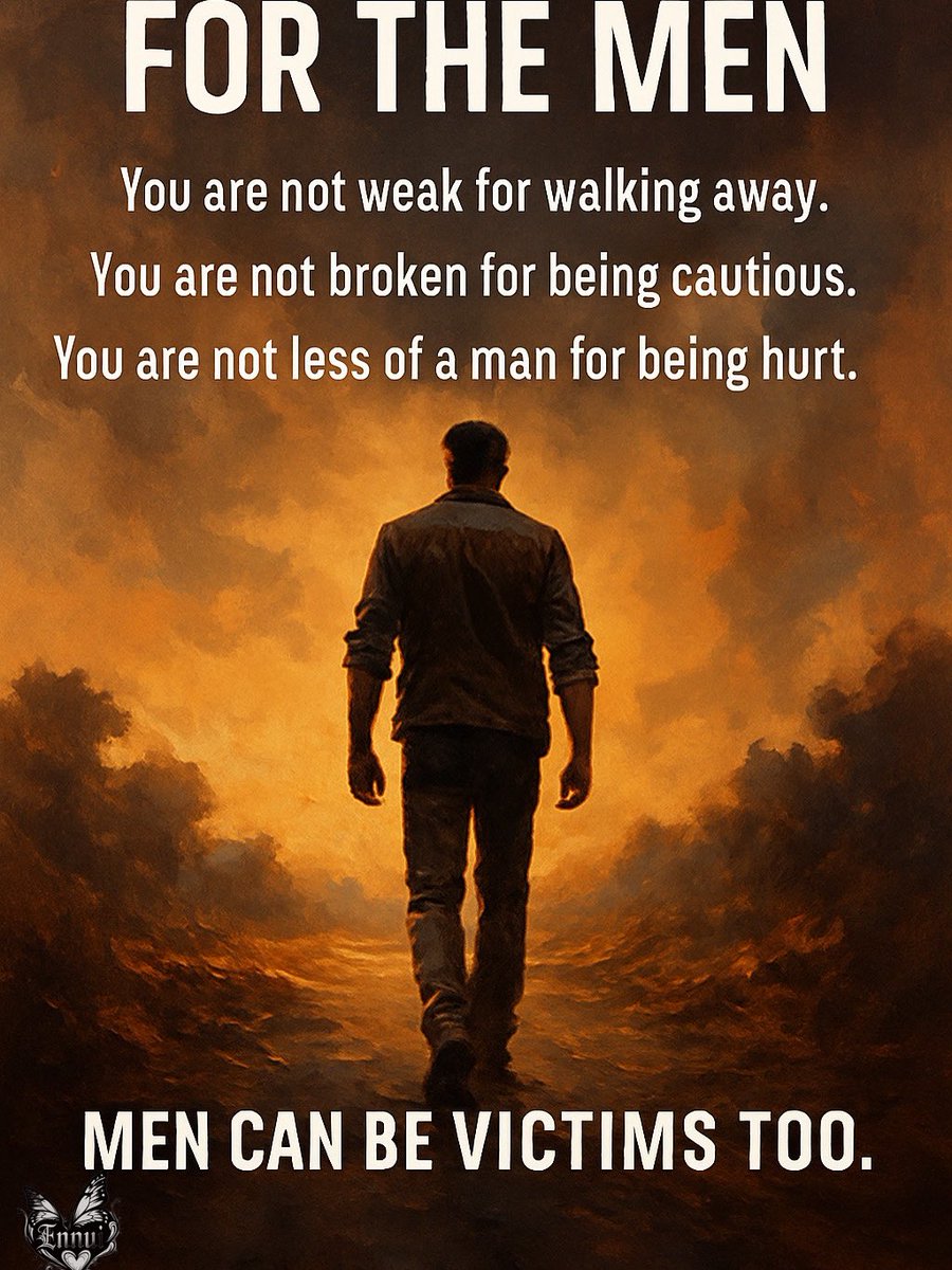 Ennuimuse's tweet photo. Men aren’t heartless—they’re cautious. The world shames them for feeling, mocks them for trying, and silences them when they’re hurt. Walk away with your worth intact. You are not a toy. You are not disposable. You are allowed to say no. 💔🖤 https://t.co/N8aDImIRKT
