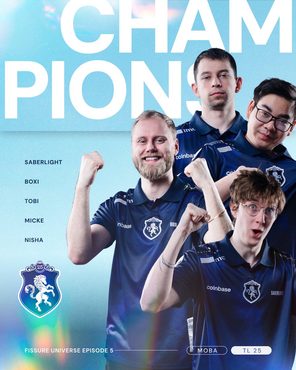 WE DID IT!!! 🥳

A clean 3-0 makes us your #FISSUREUniverseEp5 CHAMPIONS! 🤩

#LetsGoLiquid