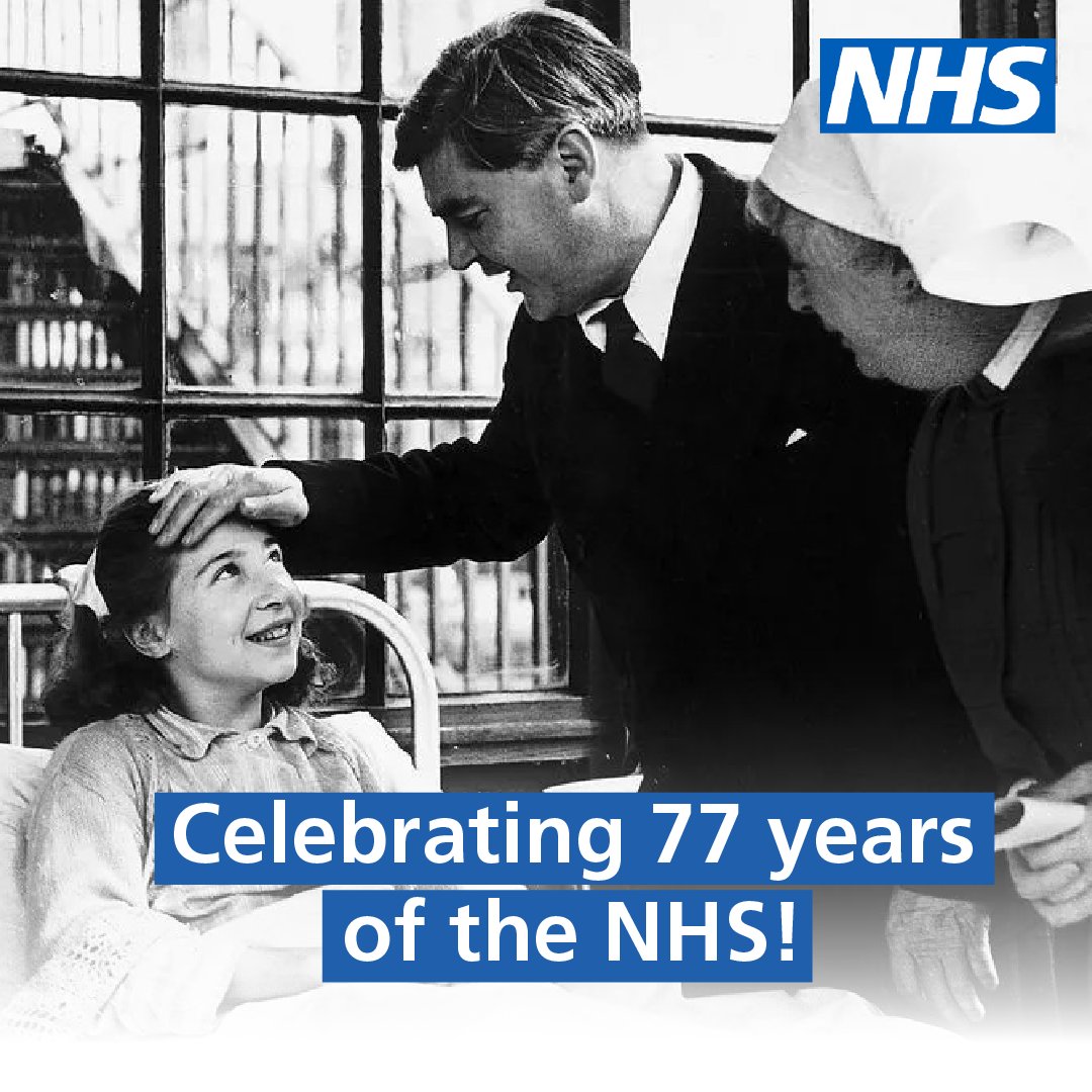 SheffieldHosp's tweet image. 🎉 Happy 77th birthday to the NHS! 💙
Today we would like to say a massive THANK YOU to all our staff working across our hospitals and community services 💙
#NHS77 #ProudToCare #HappyBirthdayNHS #Sheffield