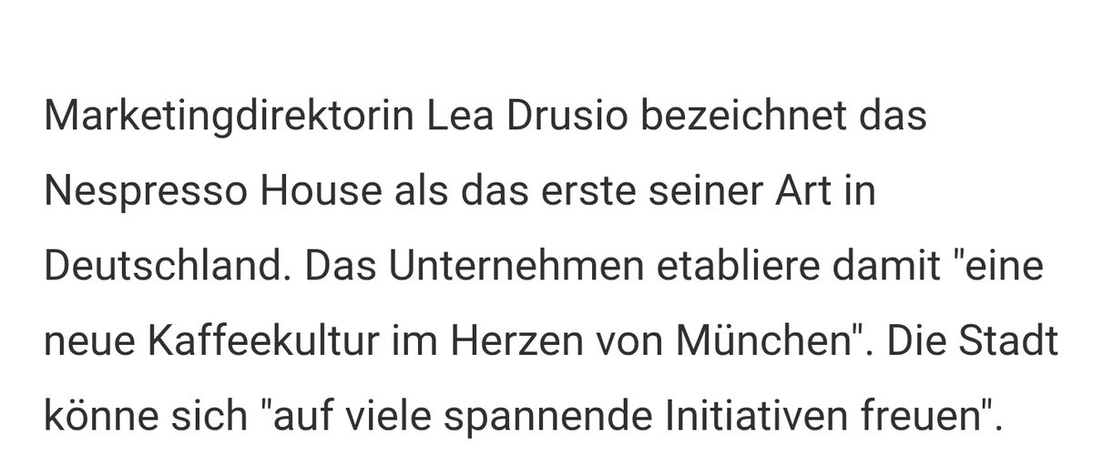 Neue Kaffeekultur durch Nespresso? Ich finde, das hat München nun wirklich nicht verdient...