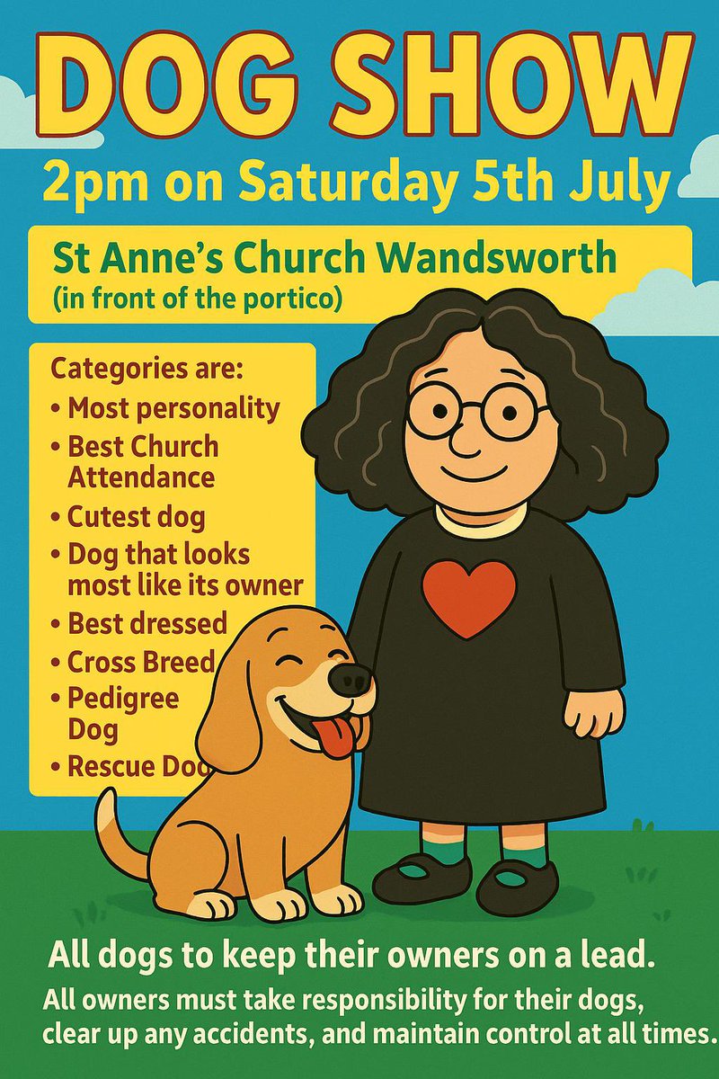 StAnneWandsw's tweet image. St Anne’s Church Summer Fair
Saturday 5th July 11-3
Do come and join us for food, laughter, community, books, craft activities and much more.
Free entry.
All welcome
@davewalker @MartinGainsbor1 @MPSWandsworth