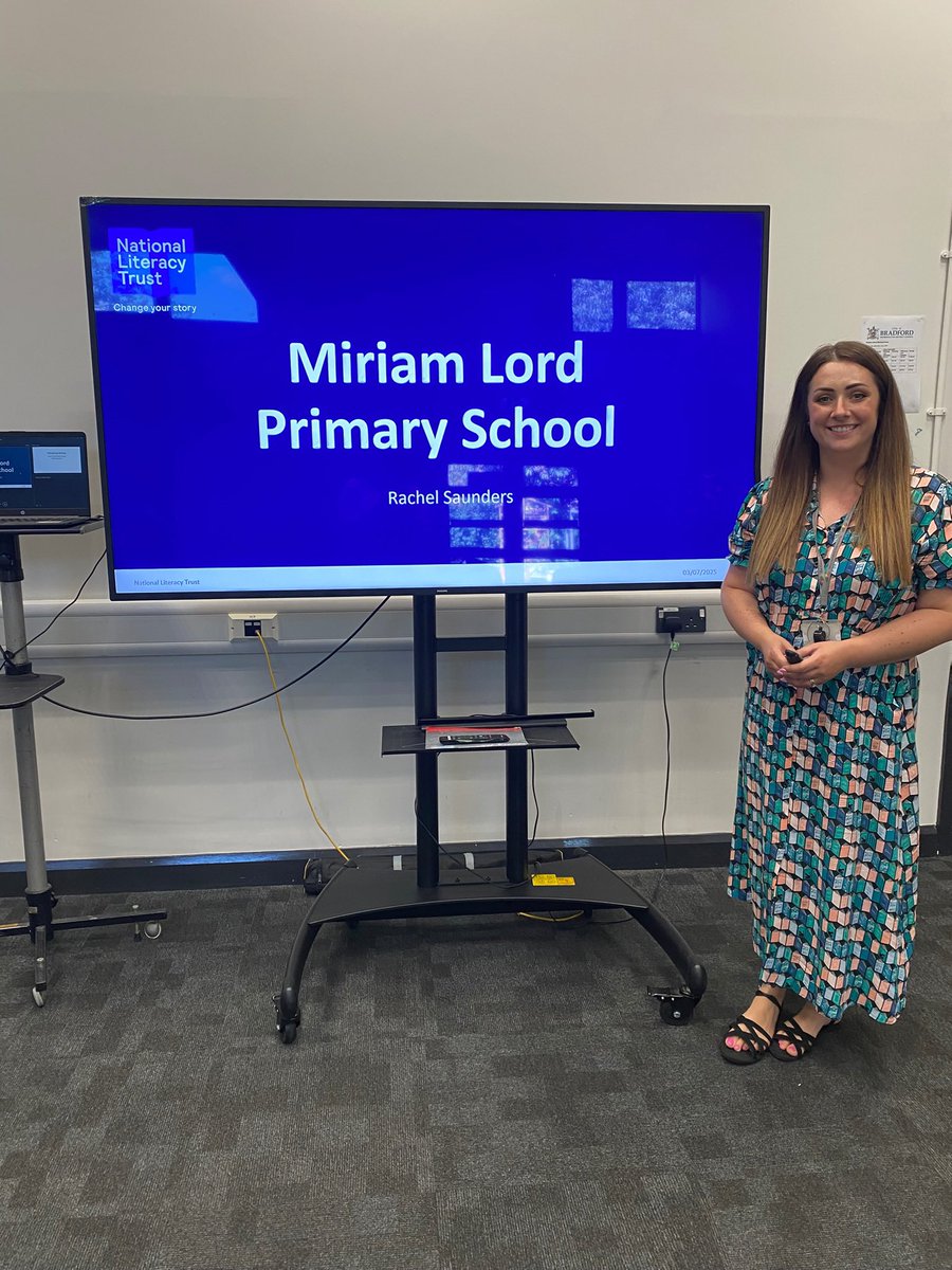 Rachel Saunders (@mrsrlsaunders) on Twitter photo Privileged to share <a href="/MiriamLordPAT/">Miriam Lord Primary School</a> ‘s library journey shaped by <a href="/OpenUni_RfP/">Reading for Pleasure 🧶</a> & supported by #WorldOfStories—at the OURfPS&S final presentations & <a href="/Literacy_Trust/">National Literacy Trust</a> Network Meeting yesterday. Grateful to learn with such passionate colleagues <a href="/TeresaCremin/">Teresa Cremin</a> <a href="/jasemily/">Jasmine Tucker</a> <a href="/EmmaKateTaylor_/">Emma Taylor</a> Privileged to share <a href="/MiriamLordPAT/">Miriam Lord Primary School</a> ‘s library journey shaped by <a href="/OpenUni_RfP/">Reading for Pleasure 🧶</a> & supported by #WorldOfStories—at the OURfPS&S final presentations & <a href="/Literacy_Trust/">National Literacy Trust</a> Network Meeting yesterday. Grateful to learn with such passionate colleagues <a href="/TeresaCremin/">Teresa Cremin</a> <a href="/jasemily/">Jasmine Tucker</a> <a href="/EmmaKateTaylor_/">Emma Taylor</a>