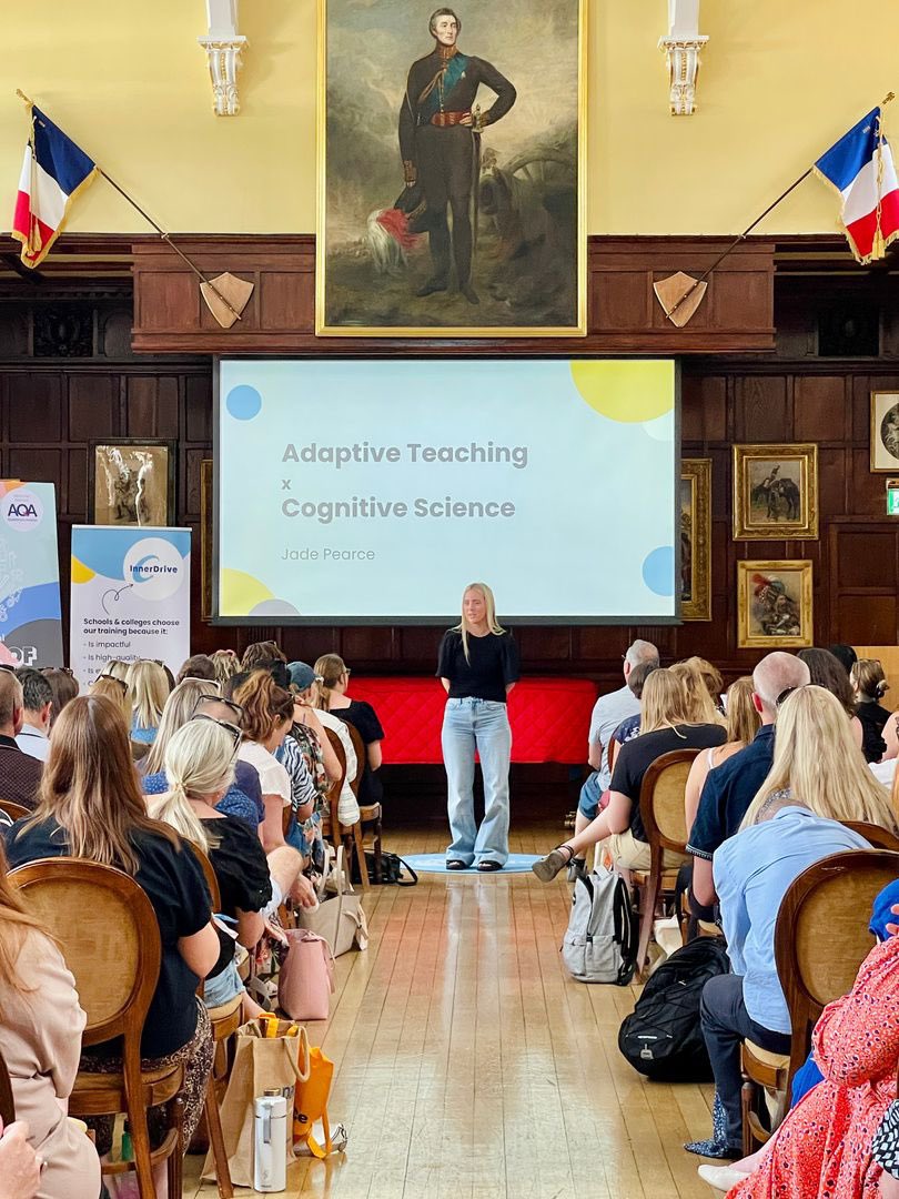 PearceMrs's tweet image. Great to represent my Trust &
@Inner_Drive at the 2025 Fesitval of Education. Always exciting to speak to a full house and lovely to share examples of adaptive teaching from across our amazing schools.
