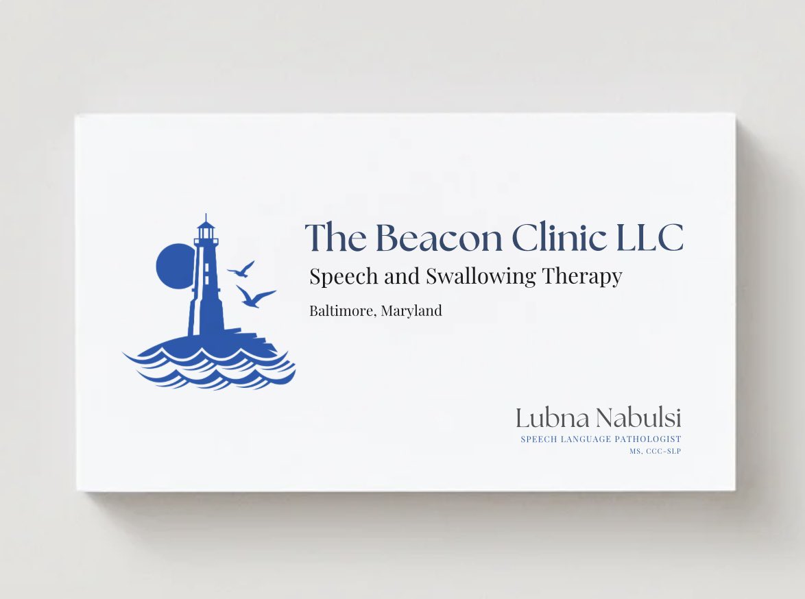 Check out our business cards and take the first step towards better health with The Beacon Clinic LLC! 🌟  Let us be your guide to a healthier tomorrow. 

#SpeechTherapy #CognitiveCare #SwallowingSupport #TheBeaconClinicLLC #CommunicationMatters 
#SwallowingHealth #FEES