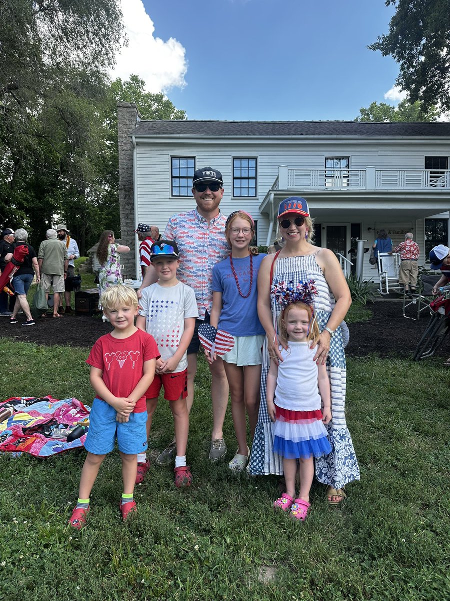 KodyGibby's tweet image. A good friend recently said, “the older I get, the more I love the Fourth.”
Couldn’t agree more.
Happy Fourth of July from the Gibsons!!!