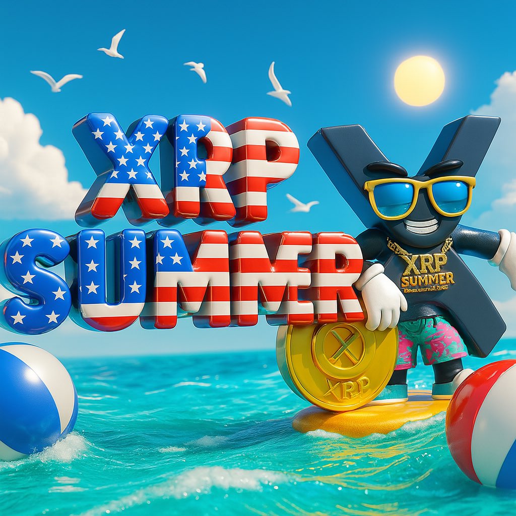 Happy 4th of July!!!🇺🇸🇺🇸🇺🇸

Enjoy the vibes all summer long🏝️🏝️🏝️

#XRPSUMMER $XRPS