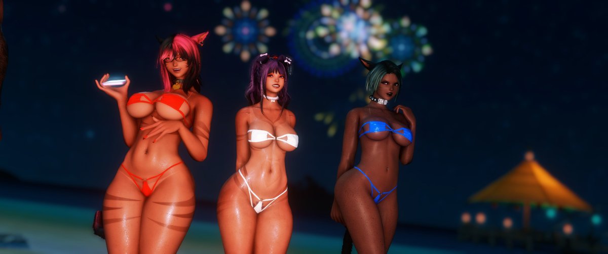 Chan- "Enjoy the Fourth if you are in that place called the United States!"
Tan- "Don't get blow up by fireworks or whatever?"
Tahwe- "What firework? Can you eat?"
#ffxivlewd #ffxivsnaps #ffxivnfsw #ffxivselfie #GPOSER #FFXIVScreenshots #ffxivrp #ffxivlewds #nsfw #snapcatte