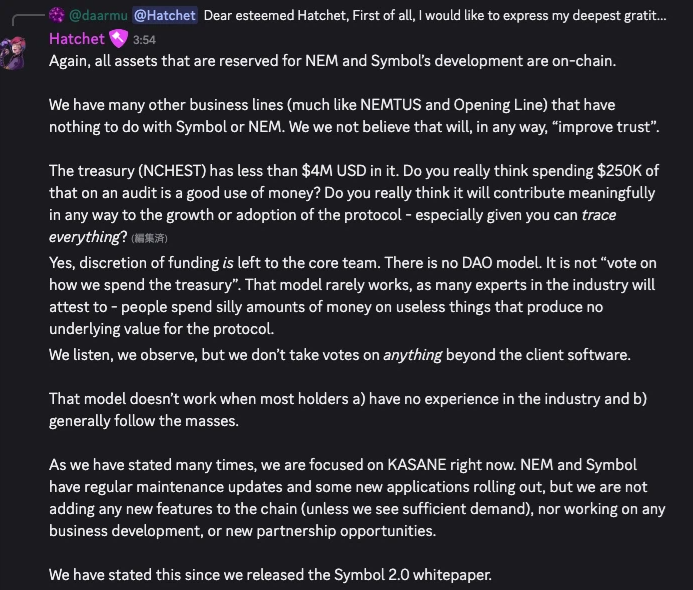 dvCore_comm's tweet image. Good question👍, but worst answer.👎
How  track 590 m $xem if they were sent to the exchange? Hatchet style...

@nemofficial @thesymbolchain @SymbolSyndicate $xem $xym #NEM #Symbol #kasane