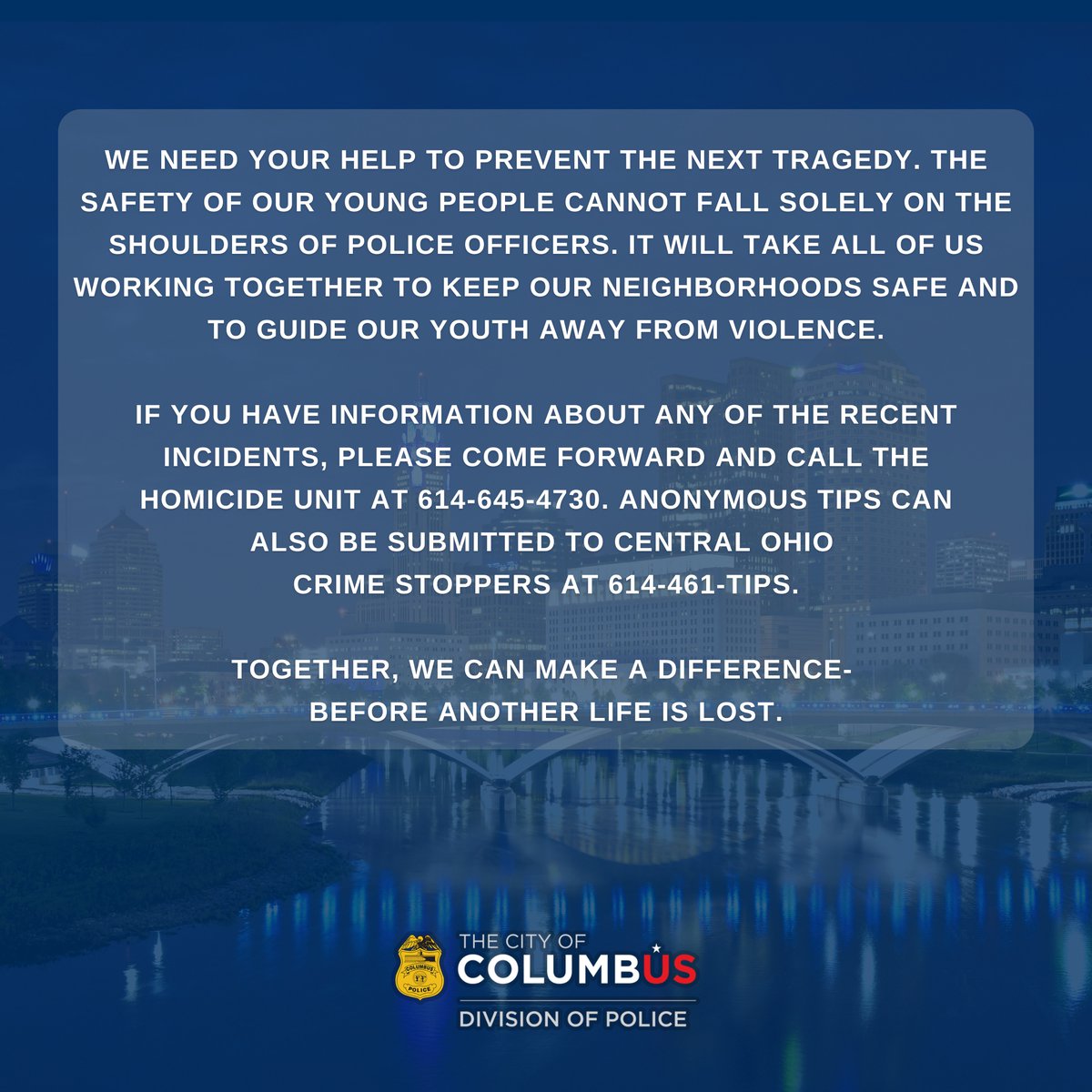Columbus Division of Police (@columbuspolice) on Twitter photo 