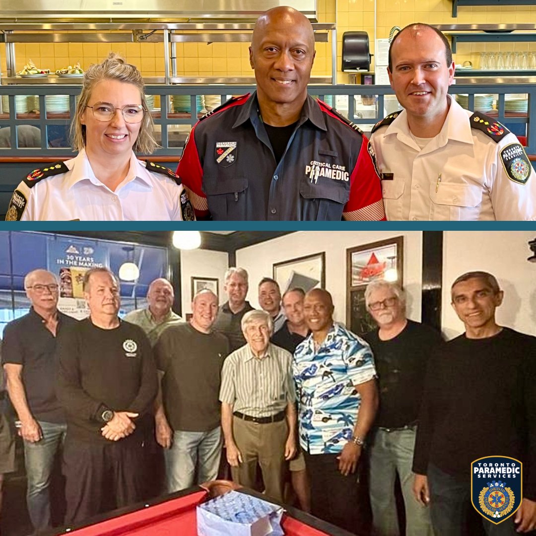 After 38 years of dedicated service, Critical Care Paramedic (CCP) Claude Muir has retired. 🏖 As one of <a href="/TorontoMedics/">Toronto Paramedic Services</a>’ first CCPs, Claude has been a mentor to many and an inspiration to all. 

Wishing you all the best in retirement, Claude! 🎉 #ThankYouForYourService