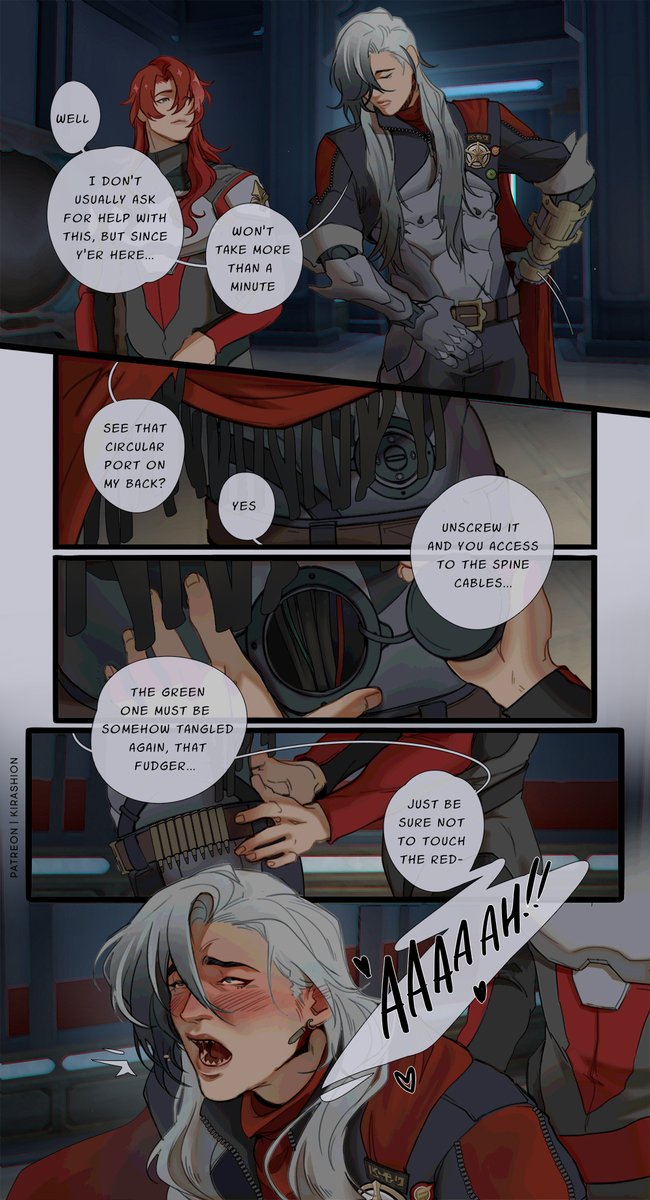 darksideofkira's tweet photo. Argenti discovered something very interesting exploring Boothill's cyber-body 👀💦 #Argenthill from Dec! https://t.co/lCb0saUwwS