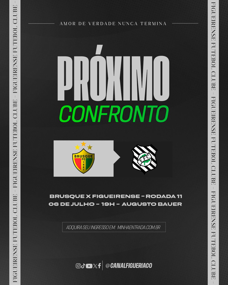 Próximo confronto! 

Figueirense e Brusque irão se enfrentar pela 11ª rodada, do campeonato Brasileiro da Série C, às 19h, no Estádio Augusto Bauer.

#FIGXBRU
#SÉRIEC
#FIGUEIRAÇO