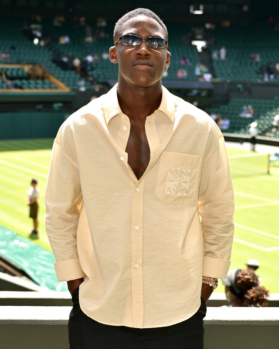 MUFC Scoop (@mufcscoop) on Twitter photo Kobbie Mainoo at Wimbledon. 馃幘 #MUFC Kobbie Mainoo at Wimbledon. 馃幘 #MUFC
