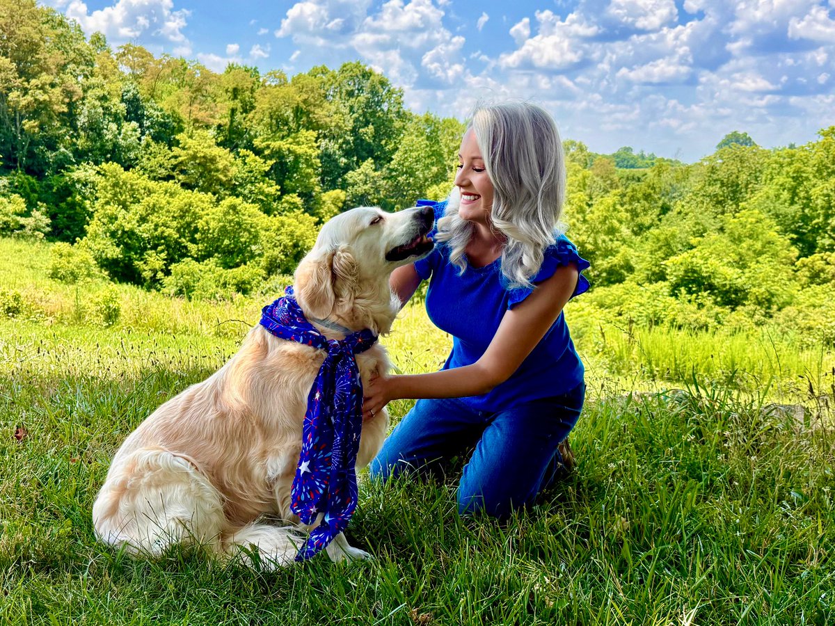 SavannahLMaddox's tweet image. Ruby is prepped and ready to be brave during the fireworks.
Happy Independence Day! May the torch of liberty that illuminates our nation burn ever brighter in the days ahead.🇺🇸