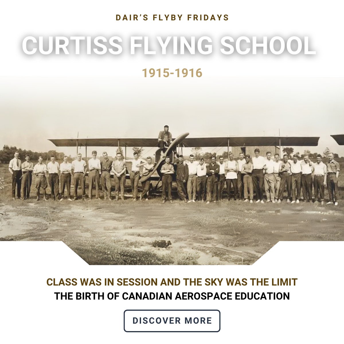 DAIR_Hub's tweet image. #FlybyFridays 🛩️ The School That Taught #Canada to Soar 📚
Before there were #pilot #licenses… before there were runways… there was the Curtiss Flying School.
🌐 DAIR to discover their story: dairhub.com/curtiss-flying…