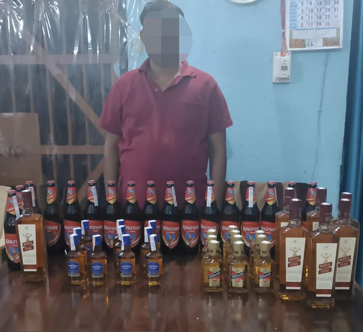 Bisoi police team seized 20 litres of FL during an excise raid in a Dhaba at Sunaposi. In this connection, a case has been registered in Bisoi PS and apprehended one accused person.