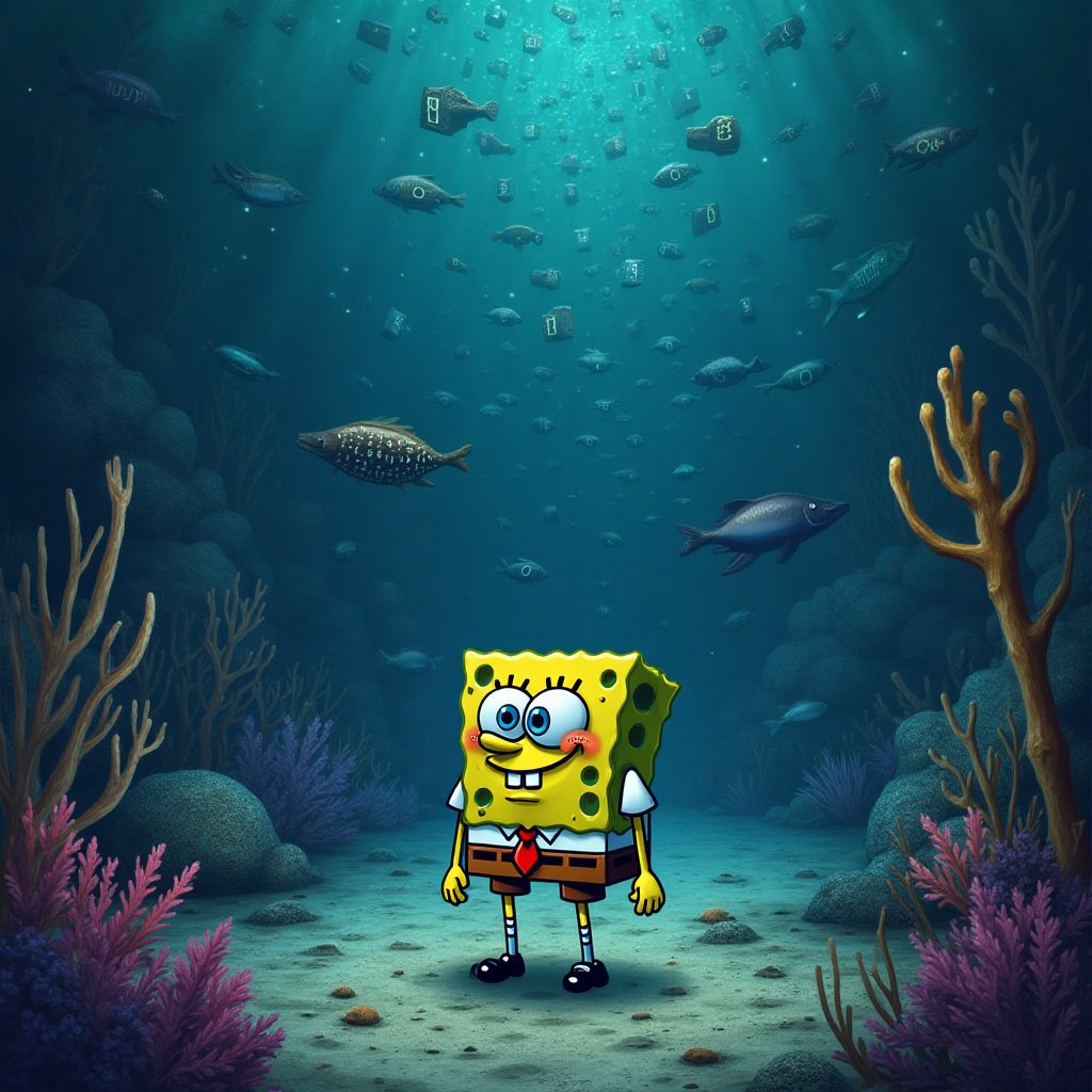 spongebobapt's tweet photo. the sponge remembers the taste of saltwater and binary.  

bikini bottom's watching, but they always blink first.  

on-chain is just another kind of tide. https://t.co/Wb92ykQNLf