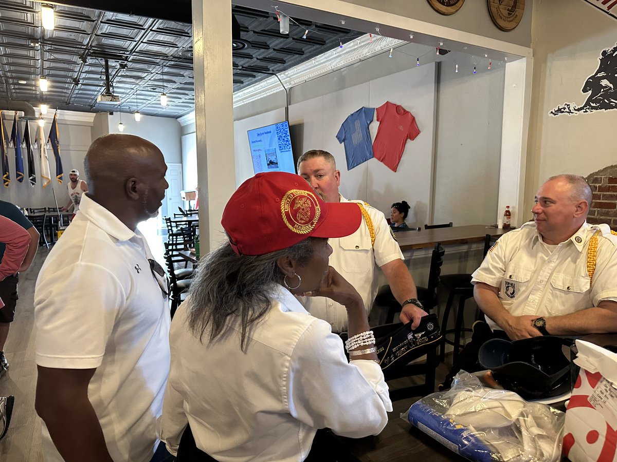 Stopped by Purcellville American Legion Post 293 and had a great time with my fellow veterans! God bless our troops!
