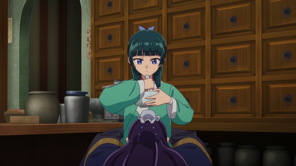 KoedaAnimation's tweet image. ¡Estamos sumamente emocionados de nuestra participación en el episodio 48 en “Los diarios de la boticaria” donde realizamos 第二原画(Segunda animación clave)! 💜

Salimos acreditados en japonés como 小枝アニメション. 💜