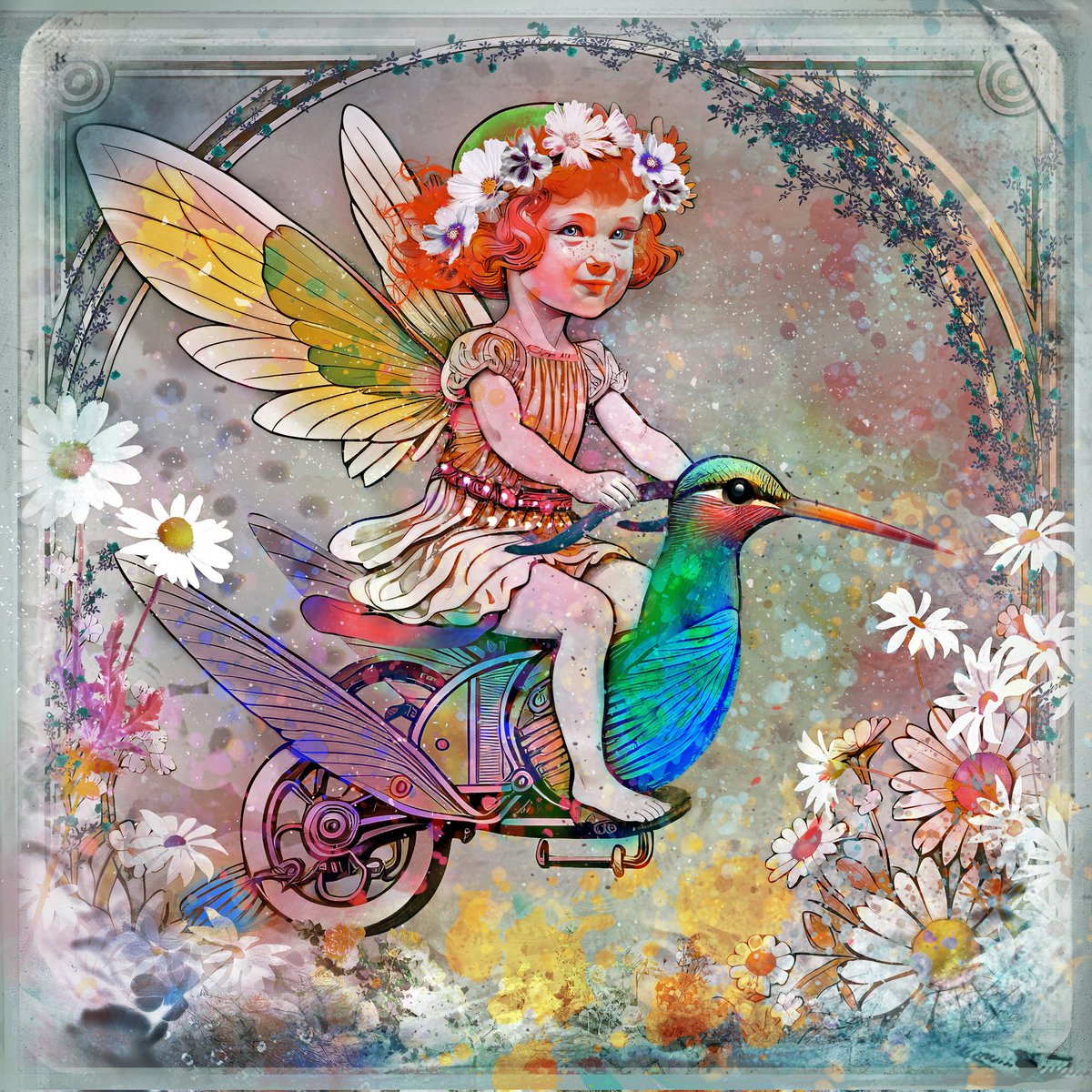 Add some magic to your day!
🧚‍♀️♥️

Tiny Aviator 
"All hail spring dawn,
Secrets whispered to the waking world.
Eyes wide, we drink in the light,
And wonder blooms anew."

1/1  45 $xtz
#Skurpy 
skurpy.com/marketplace/co…