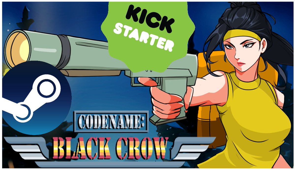 🚨 Codename: Black Crow 🚨
New top-down arcade shooter w/ RPG vibes! 📢
Kickstarter is live — it’s for visibility, not funds! 👊
kickstarter.com/projects/seep/… 👈
Wishlist on Steam too: store.steampowered.com/app/3837230/Co… 👈 🎮✨

#Steam #indiegames #kickstarter #pixelart #games #gaming #steamdeck