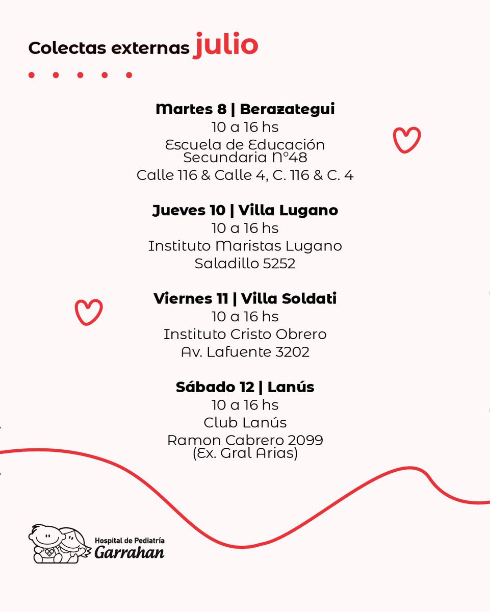 HospGarrahan's tweet image. 🩸 ¿Sabías que donando sangre podés salvar hasta tres vidas?
Este mes volvemos a salir para encontrarnos con vos. Si querés convertirte en donante, podés hacerlo acercándote al punto de colecta que prefieras.
La sangre nos conecta ♥️
👉🏽garrahan.gov.ar/home-hemoterap…