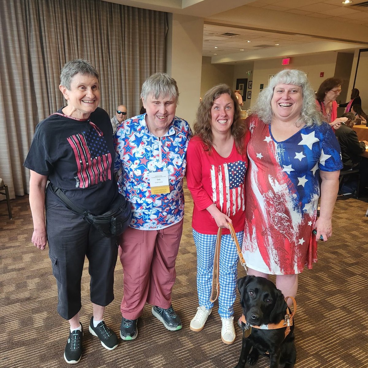 What a festive start to the 2025 ACB Conference and Convention! Several attendees got into the 4th of July spirit by showing up to the ACB Board Meeting decked out in red, white, and blue! #ACB2025