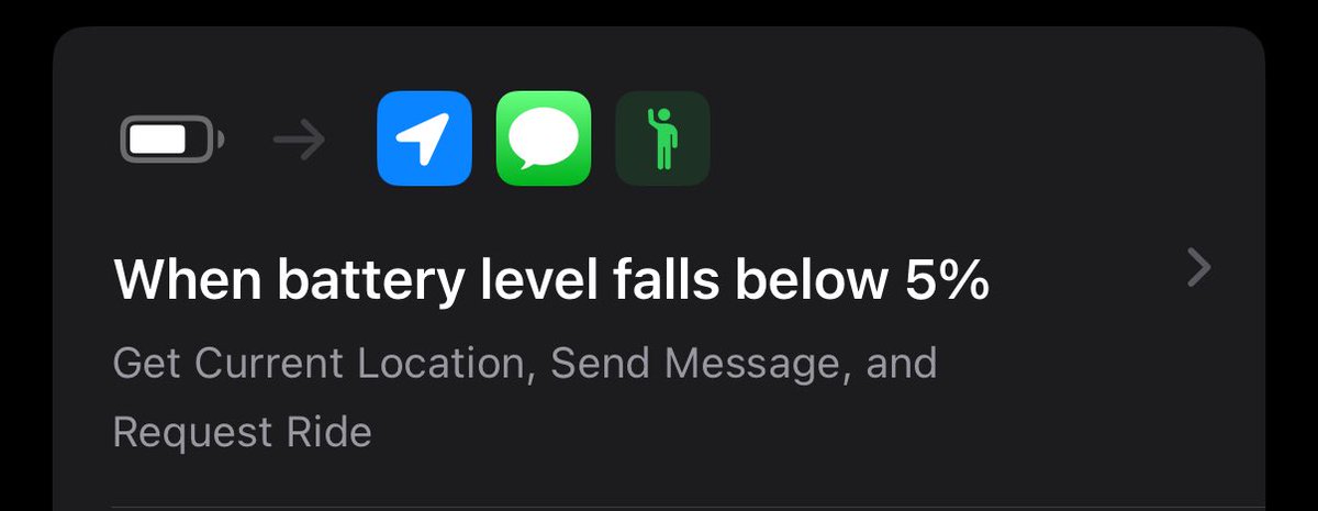 wowitsmrinal's tweet image. iOS shortcuts are criminally underrated. This one prevents me from being stranded at least once a quarter.
