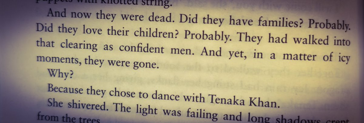 When a character is really badass!

From, The King Beyond The Gate, by David Gemmell