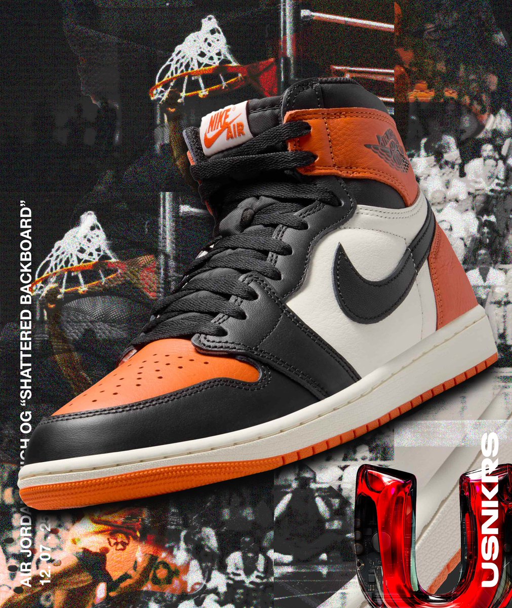 The AJ1 ‘Shattered Backboard’ returns, inspired by MJ’s legendary 1985 dunk in Italy 💥

First released in 2015, this grail features bold colours &amp; soft tumbled leather that captures MJ’s effortless energy.

Secure your pair with USNKRS at a discount: usnkrs.io/discount/HEATI…