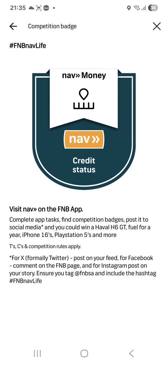 Iam_Fi's tweet photo. #FNBnavLife 👌🏽✨️ https://t.co/oJU6vE1GFp