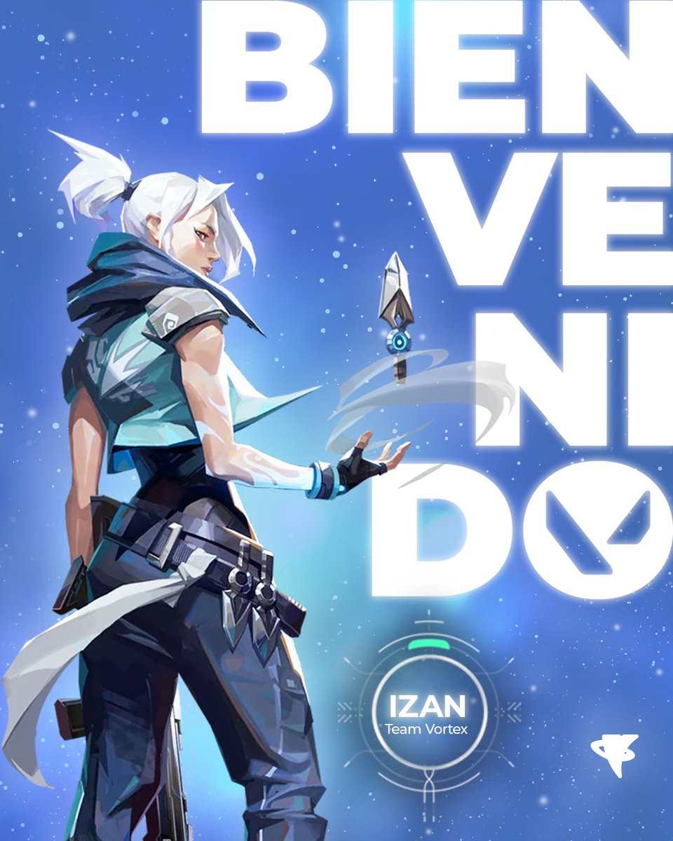 Damos la bienvenida a <a href="/VTXizan/">Izaan.</a> 🔥🚀 Primer jugador de #VortexValorant,