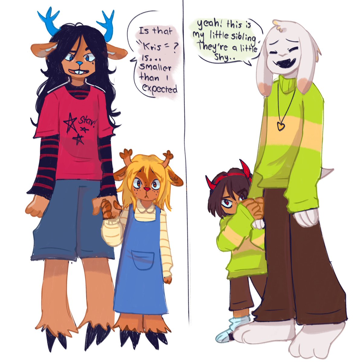 Tiny. Creatures. #deltarunefanart