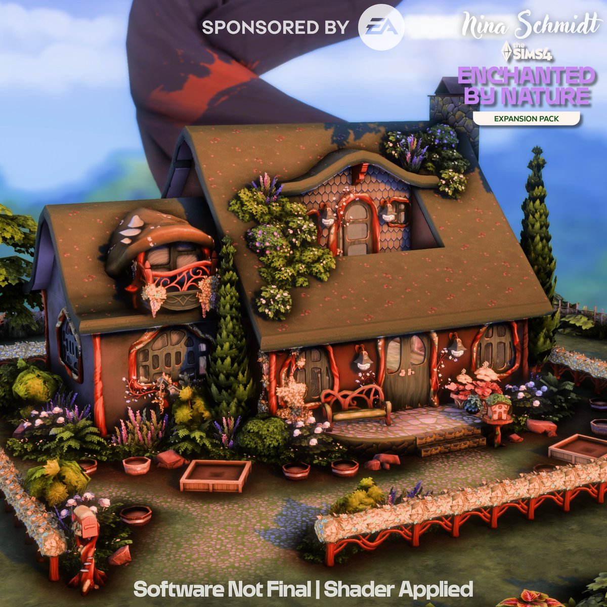 ninaschmidtyt's tweet image. Cozy Fairy Home 🧚🏼♀️ Enchanted By Nature ✨ youtu.be/7LqkxhwkPB0
#EAParter #EACreatorNetwork #TheSims #TheSims4 #ShowUsYourBuilds #EnchantedByNature