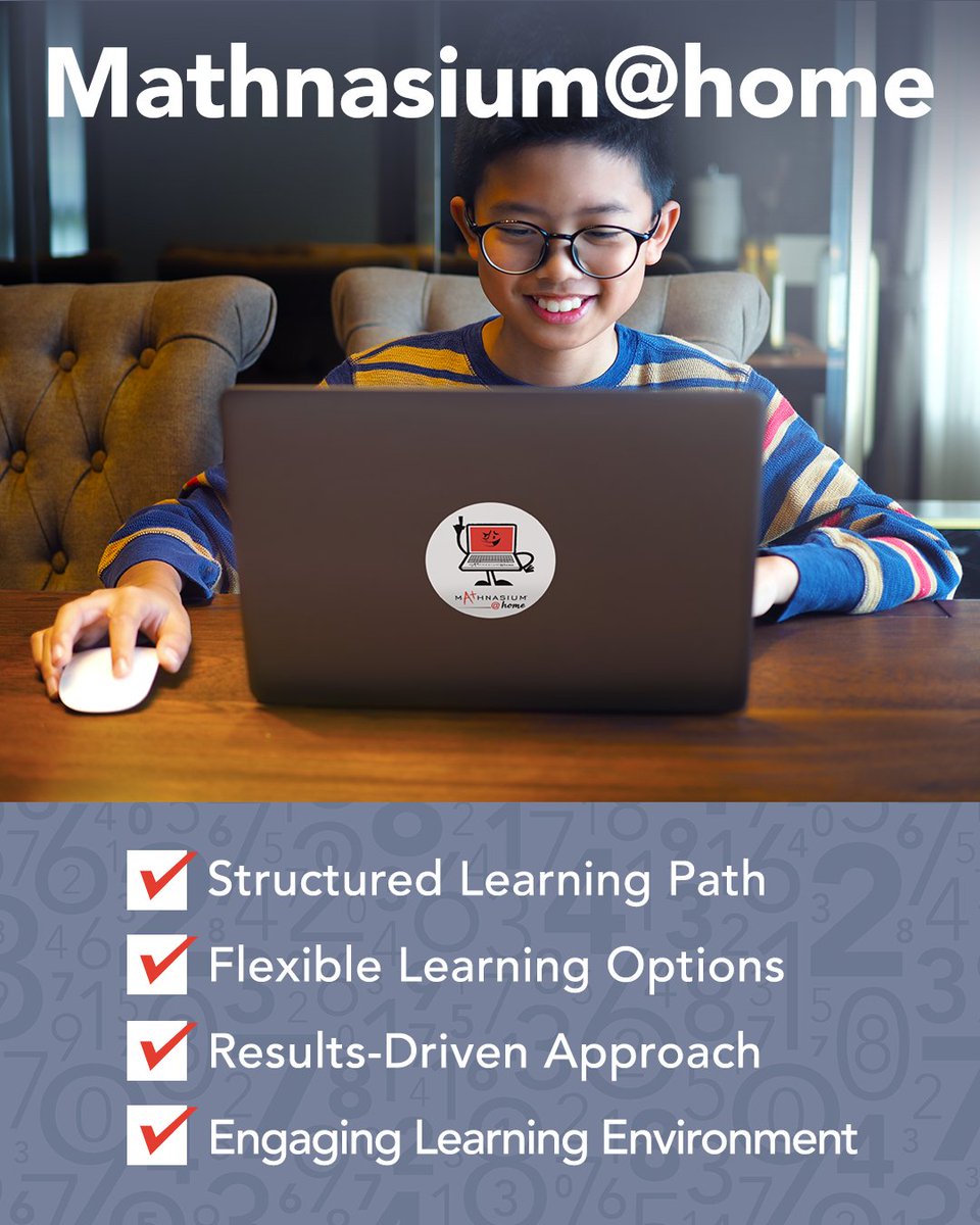 Mathnasium's tweet image. 📱Parents, put those devices to good use this summer with Mathnasium@Home. Our online program delivers distraction-free learning and a flexible schedule from the comfort of your home. 🙌 Learn more: bit.ly/40FDWQj.

#Mathnasium #MathnasiumSummer #MathnasiumAtHome