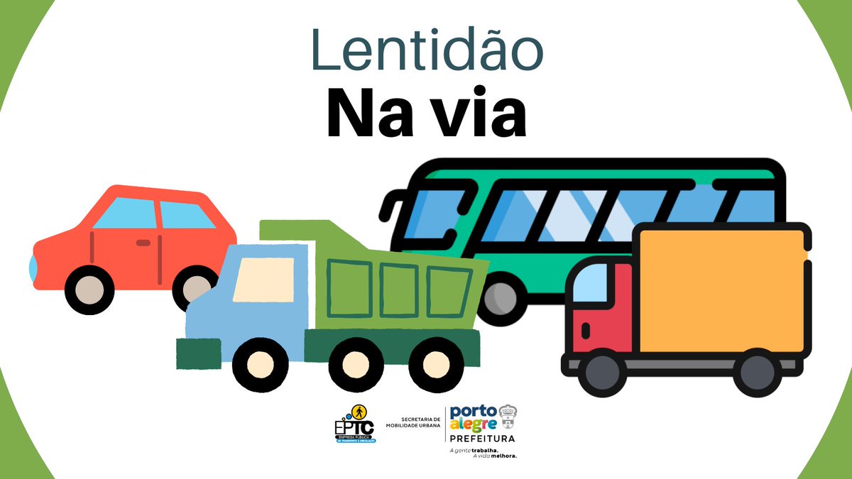 16h41 - #EPTC informa:
Atenção condutores!
Trânsito lento na Av. Wenceslau Escobar nos dois sentidos devido ao atendimento de duas ocorrências. 

Agentes da #EPTC nos dois locais.