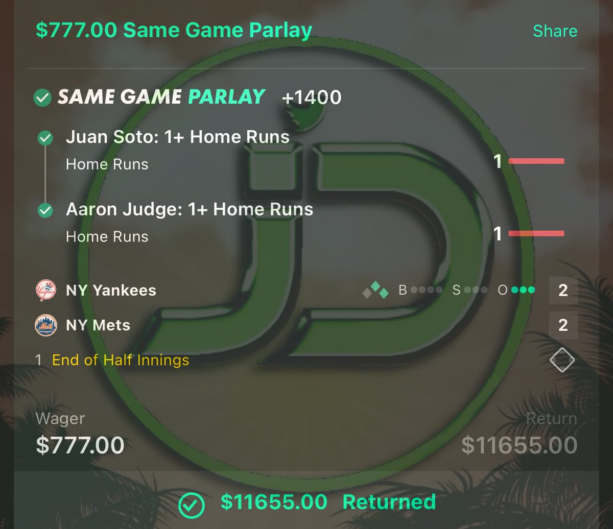 Nothing like a first inning cash. 

Let’s giveaway some burgers, dogs and beer. Drop the cashapp below ⬇️  I’ll pick some random winners at 8:00.