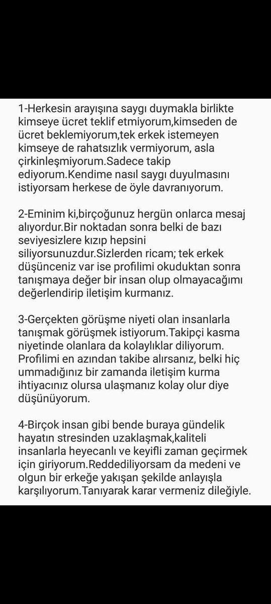 Kırklı yaşlarda esmer ağırbaşlı 176/75/17 kendini taşıyan oturup kalkmasını bilen ne içtiğiniz Le değil kişiliğinizle ilgilenen  saygı vede gizliliğe önem veren bir ustayım...!
