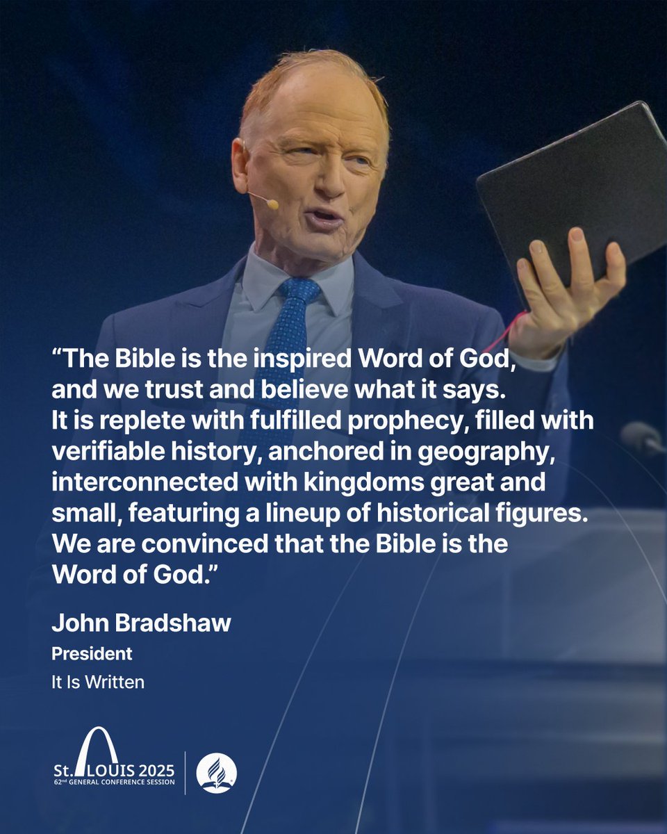 adventistchurch's tweet photo. The Bible isn’t just a book—it’s God’s Word, proven true through prophecy, history, and the lives it touches. We believe it. We trust it. We stand on it. https://t.co/jktcpSgUAB