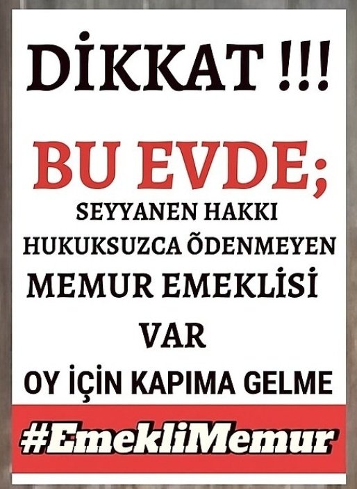 Sibel 💞💦🌟🐬🌴 (@arya59357868) on Twitter photo <a href="/xyz1942671/">Kaybeden Kazanır</a> #EmekliMemur un KHK ile seyyanen zam hakkı gasp edilerek, 25 AYDIR emeklilik burnundan getirilmiş, emekli olduğuna pişman edilmiştir. Yapılan bu zulme dur demenin zamanı artık gelmedi mi❓
#MemurEmeklisineAdalet
<a href="/RTErdogan/">Recep Tayyip Erdoğan</a>
<a href="/tcbestepe/">T.C. Cumhurbaşkanlığı</a>
<a href="/memetsimsek/">Mehmet Simsek</a>
<a href="/Akparti/">AK Parti</a>
<a href="/MHP_Bilgi/">MHP</a> <a href="/xyz1942671/">Kaybeden Kazanır</a> #EmekliMemur un KHK ile seyyanen zam hakkı gasp edilerek, 25 AYDIR emeklilik burnundan getirilmiş, emekli olduğuna pişman edilmiştir. Yapılan bu zulme dur demenin zamanı artık gelmedi mi❓
#MemurEmeklisineAdalet
<a href="/RTErdogan/">Recep Tayyip Erdoğan</a>
<a href="/tcbestepe/">T.C. Cumhurbaşkanlığı</a>
<a href="/memetsimsek/">Mehmet Simsek</a>
<a href="/Akparti/">AK Parti</a>
<a href="/MHP_Bilgi/">MHP</a>